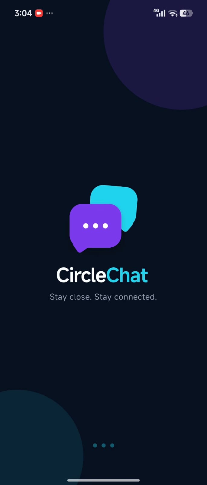 CircleChat loading screen